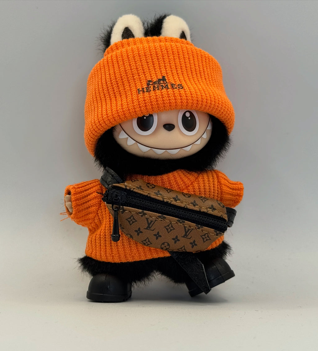 4 piece luxury outfit for V4 PFL Labubu (Doll not included)