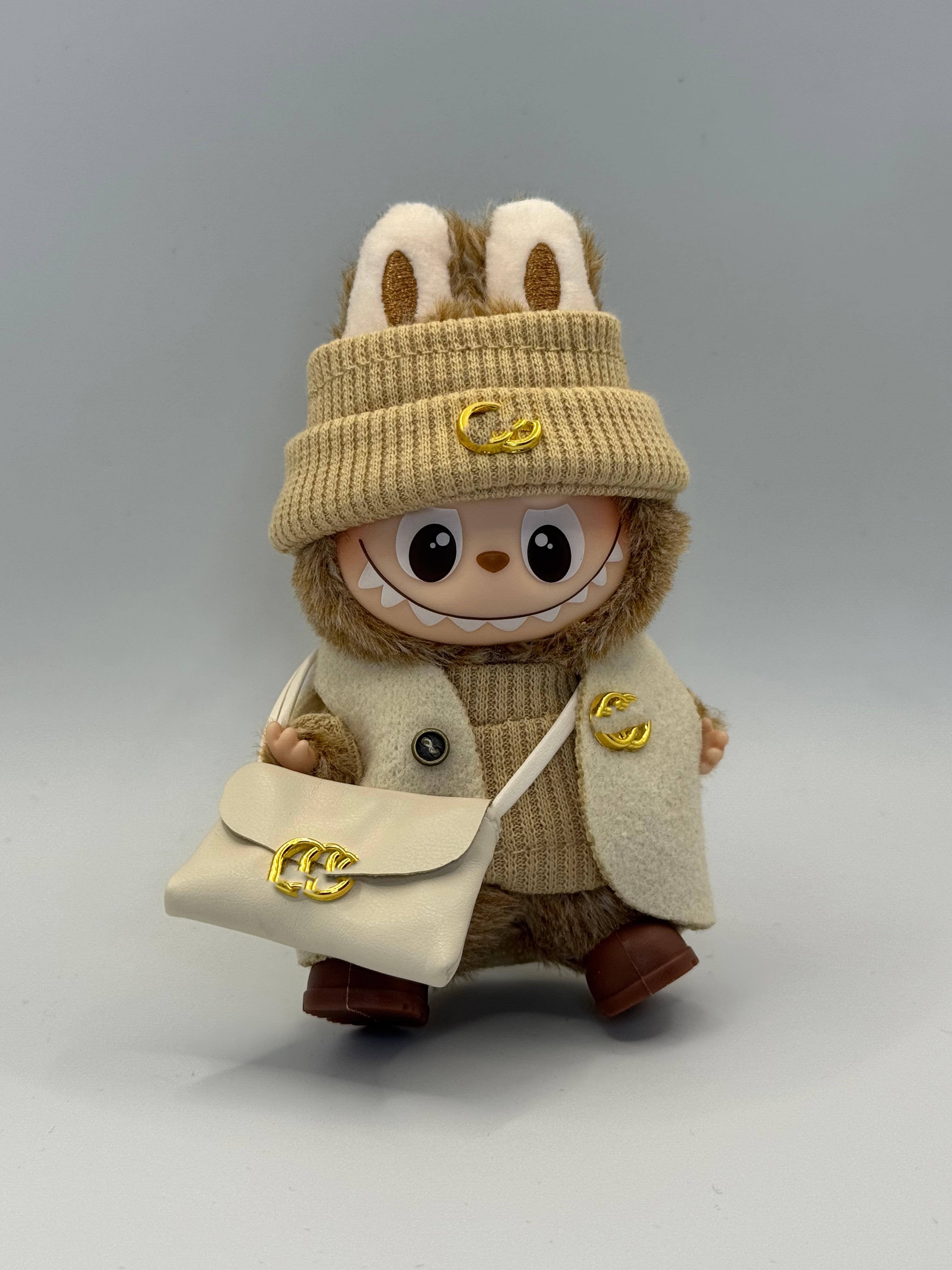 Neutral tone Luxury outfit, fits V4 Bubu (Doll not included)