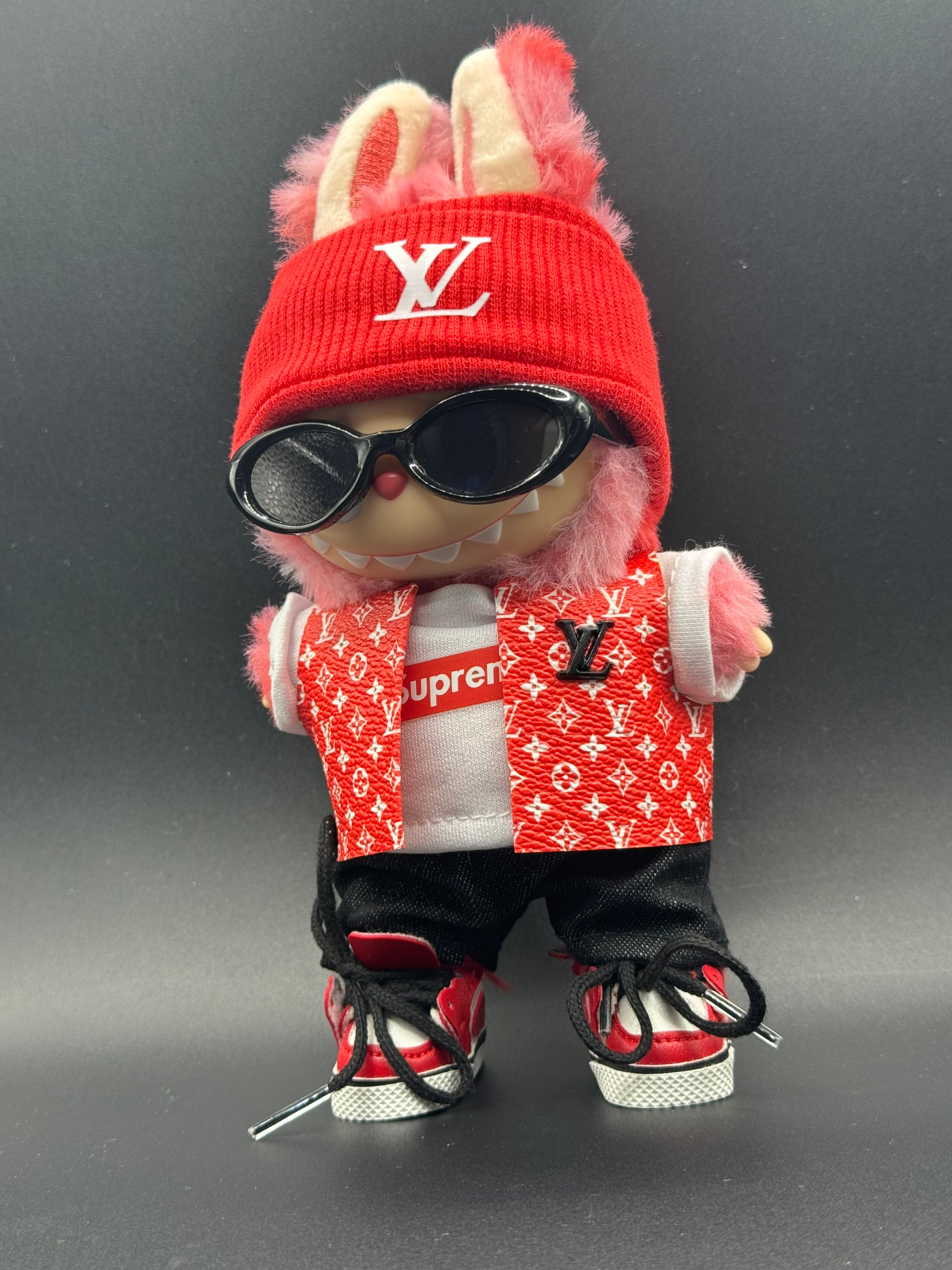 "Louis this Louis that" set fits Version 1-3 Labubu (Doll not included)