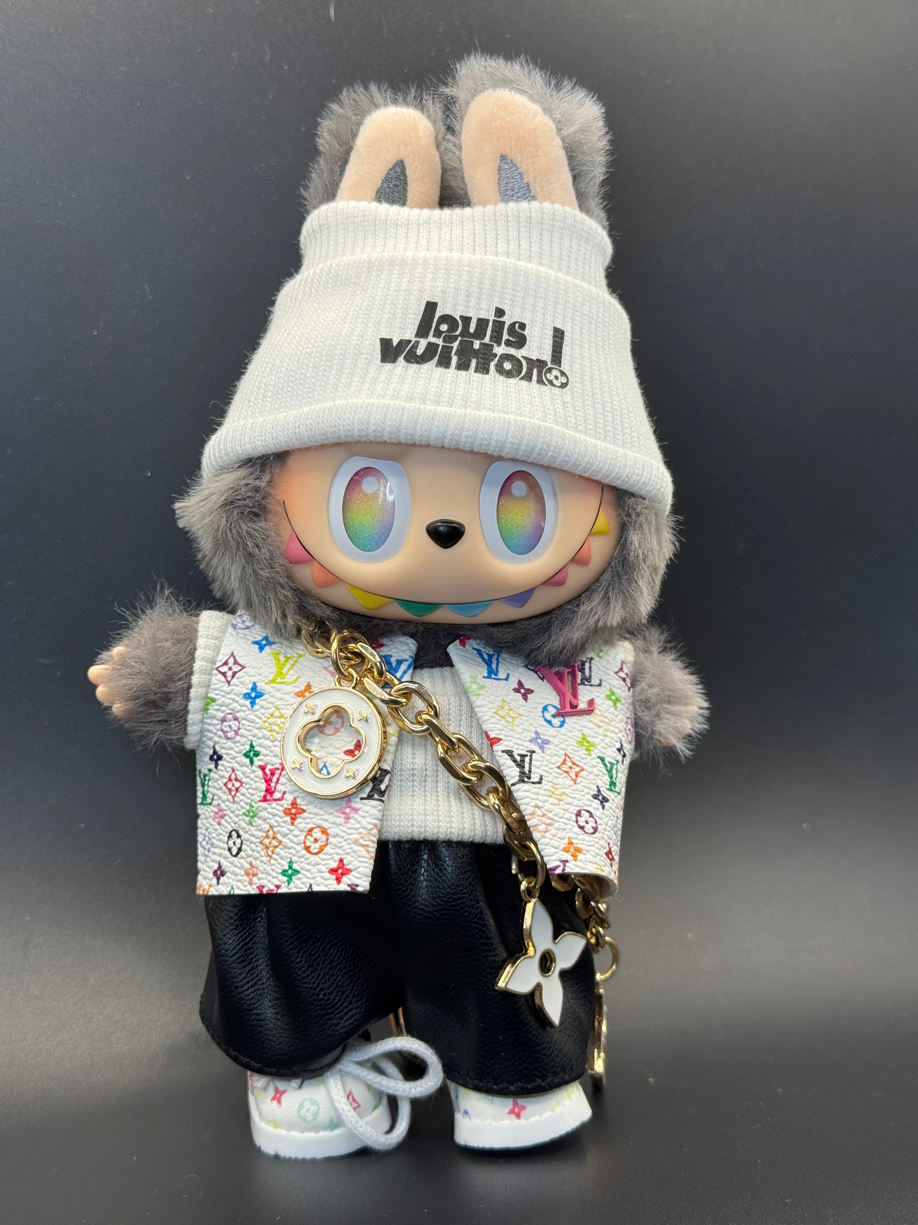 Colorful "My LV drip" outfit (Doll not included)